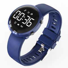 Kids 3D Pedometer Smart Watch USB Rechargeable LED Digital Watch