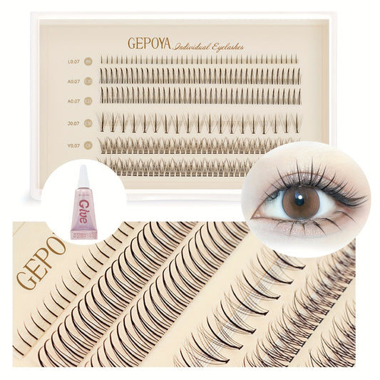 Individual Lashes Natural Look DIY Extension Kit