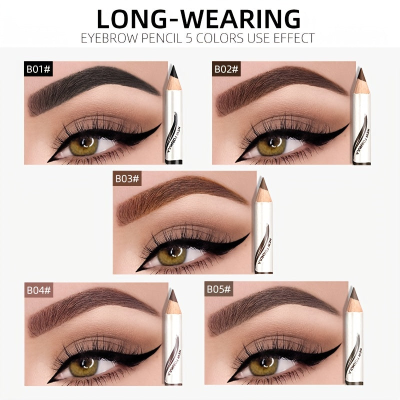 Waterproof Eyebrow Pencil 5 Colors Eyebrow Pen Women Beauty Cosmetic