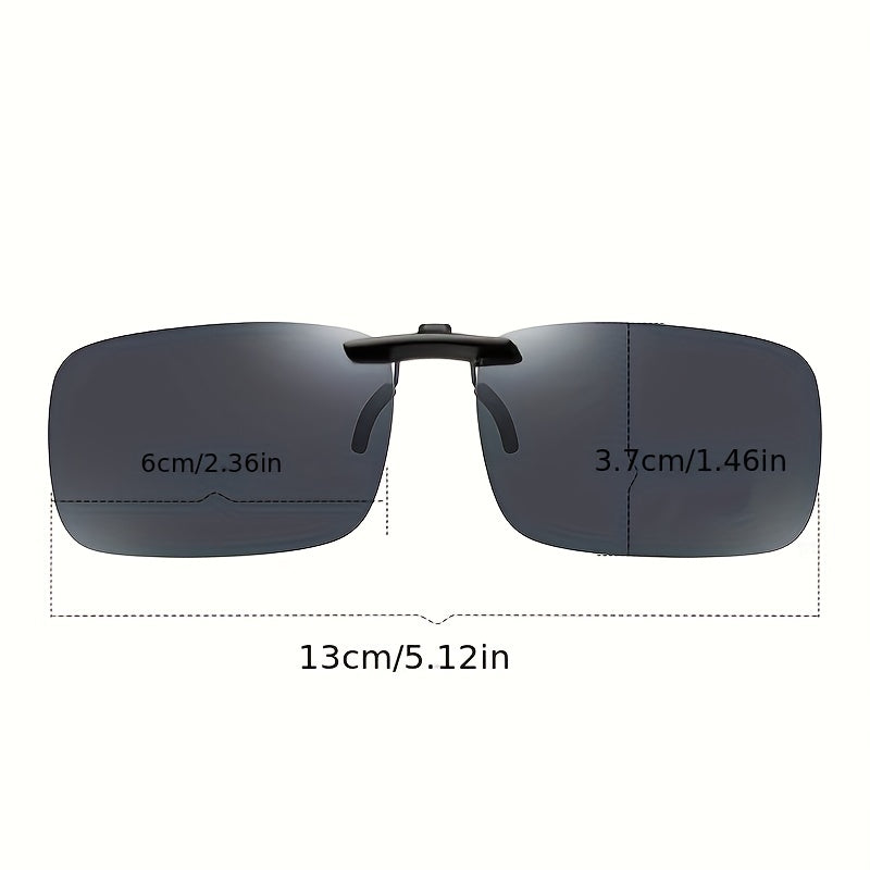 Men Clip On Sunglasses Polarized UV Protection Fishing Outdoor