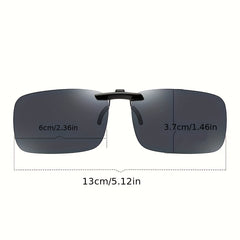 Men Clip On Sunglasses Polarized UV Protection Fishing Outdoor