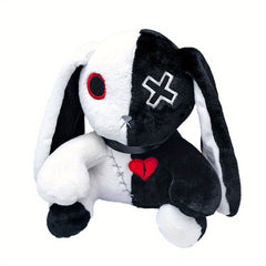 2pcs Evil Rabbit Plush Toy Halloween Decor