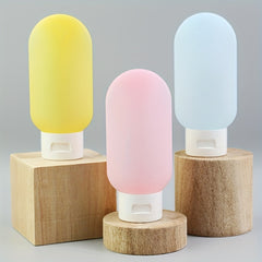 3pcs 60ml Empty Refillable Plastic Travel Bottles Set