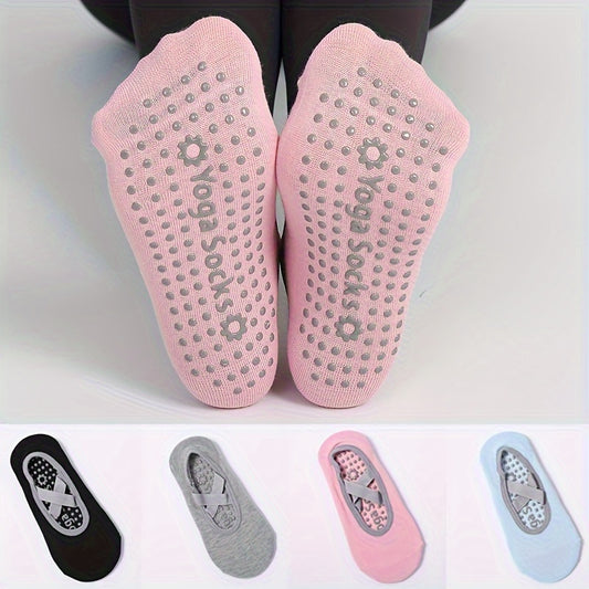 Anti-Slip Yoga Socks with Cross Strap Gripper for Barre Ballet Pilates