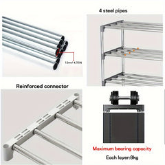 Cube Plastic Book Shelf Stackable Clothes Storage Durable Rack Organizer