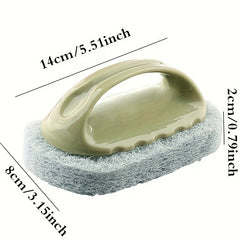 Easy to Use Cleaning Sponge With Handle for Kitchen and Bathroom Cleaning