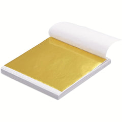 100 pcs Leaf Sheets High Foil for Crafts Home Decor Painting Furniture
