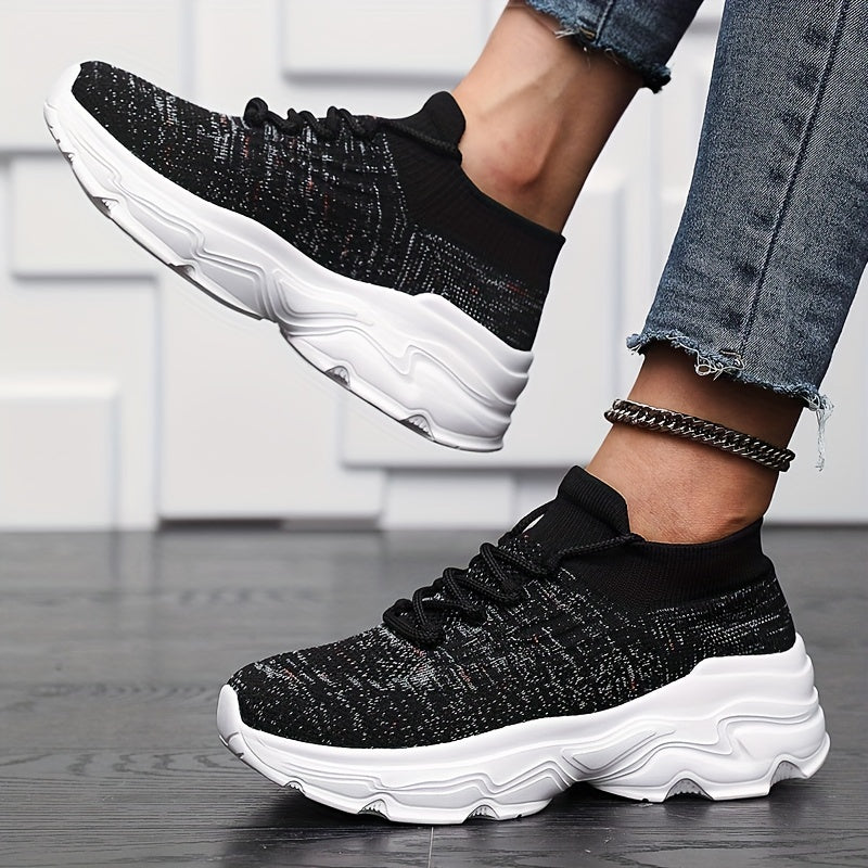 Comfortable Sole Mesh Running Shoes Lightweight Non Slip Outdoor Sport Shoes