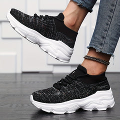 Comfortable Sole Mesh Running Shoes Lightweight Non Slip Outdoor Sport Shoes