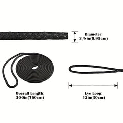 Double Braided Nylon Dock Rope 20m