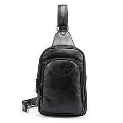 Men's Crossbody Chest Bag with USB Charging Port