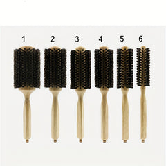 Boar Bristle Roller Comb Inner Buckle Curling Brush