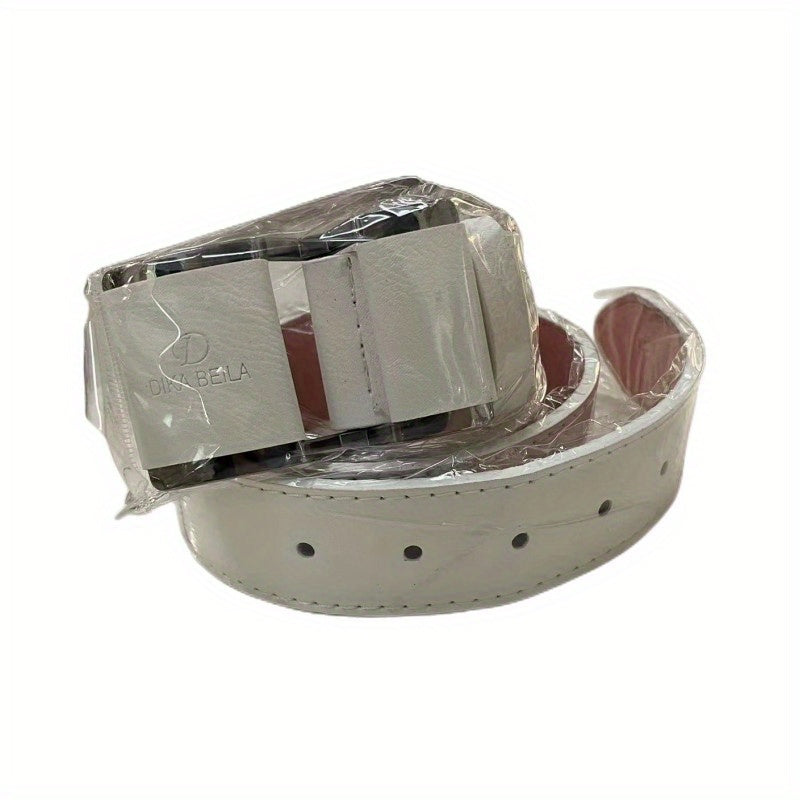 Vintage Wooden Pattern Belt Classic Unisex Pants Belt