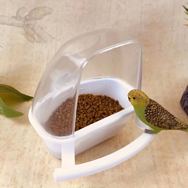 Hanging Bird Feeder & Water Bowl for Parrots - Durable Pet Cage Food Container