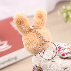 1pc Linen Bear Keychain Bag Pendant Ornament