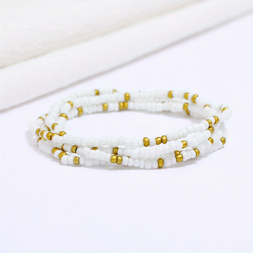 Boho Layer Waist Chain Decorative Belly Chain For Women