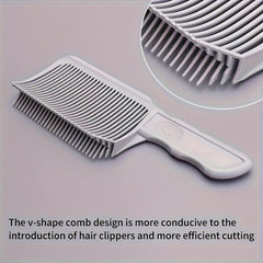 Barber Fade Comb Heat Resistant Bristle Flat Top Hair Cutting Comb