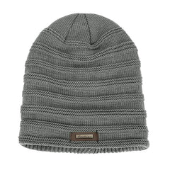 Men's Winter Warm Fleece Knit Hat Outdoor Pullover Cap