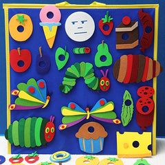 35pc Very Hungry Caterpillar Felt Teaching Tools Picture Book Apron