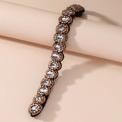 Bohemian Beaded Nail Beads Hand Sewing Beads Rhinestone Hairband