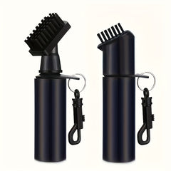 Portable Golf Brush with Removable Hook and Water Storage