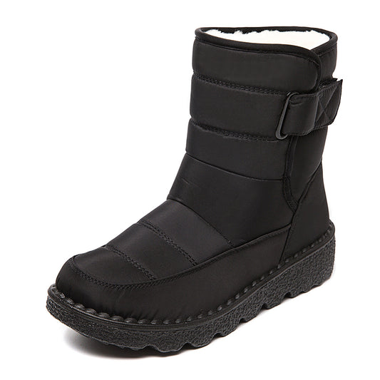 Women's Waterproof Snow Boots Round Toe Warm Non Slip Shoes