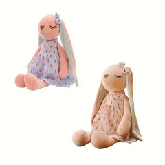 Bunny Doll Tea Plush Toy Plush Pillow Car Interior Rest Pillows