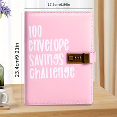 100 Envelopes Challenge Binder Password Lock