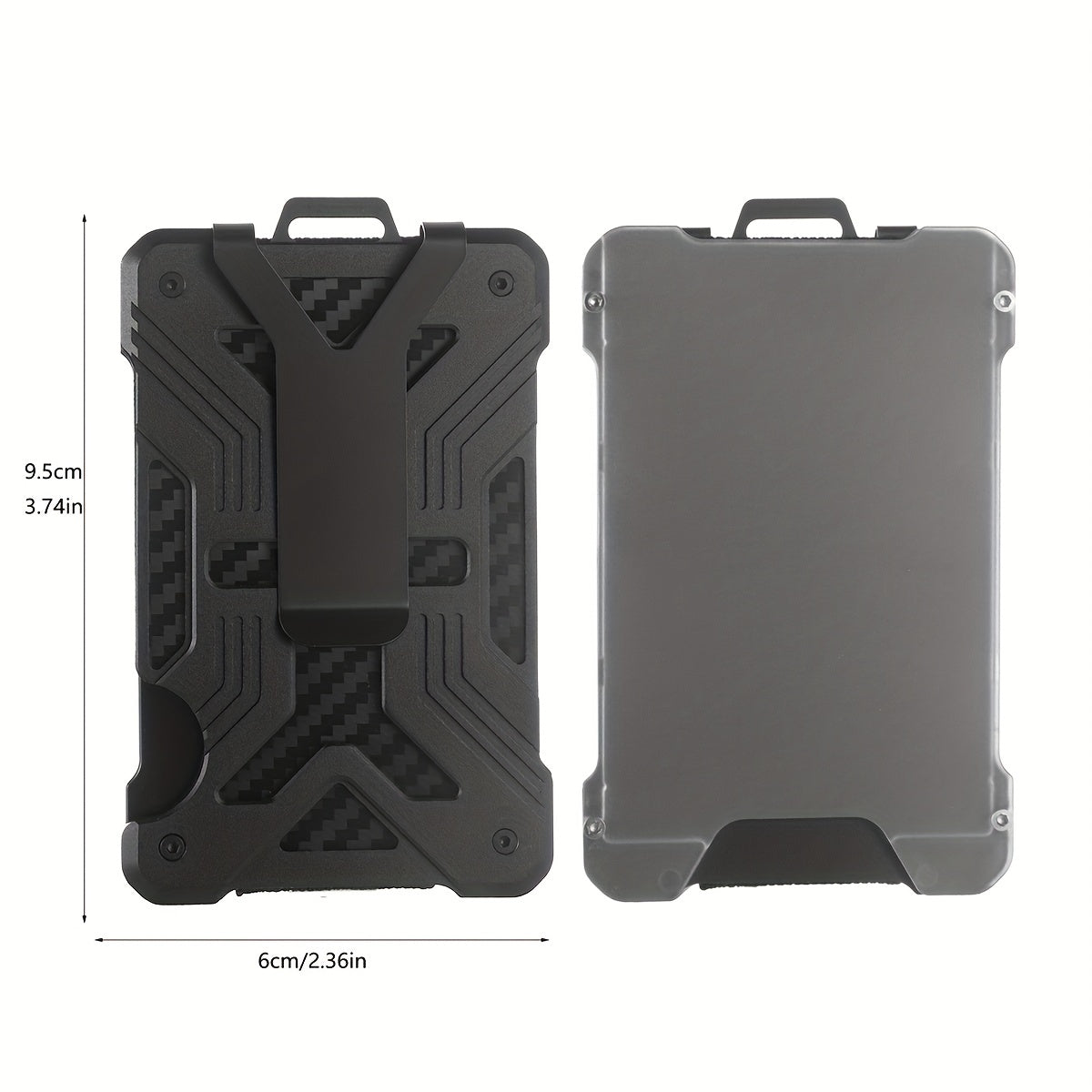 Men's RFID Blocking Aluminum Alloy Card Holder with Tracker Card
