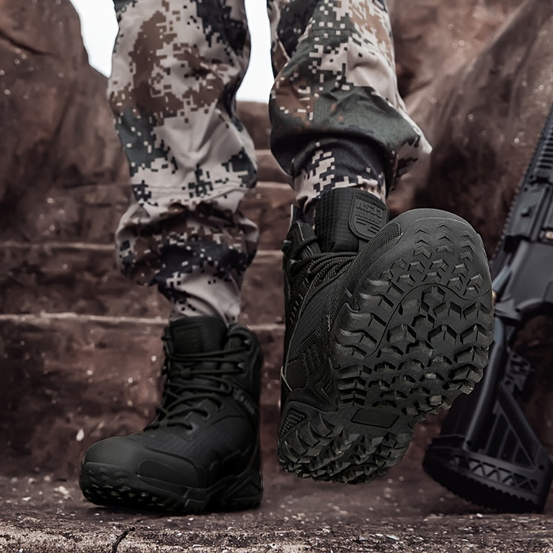 Men's High Top Non slip Platform Hiking Shoes