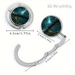 Metal Bag Hook for Telescope, Foldable, No Drill, Portable, Starry Night Print