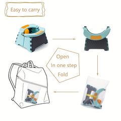 Kids Travel Potty Portable Training Seat Toddler Foldable Toilet Seat Baby Potty