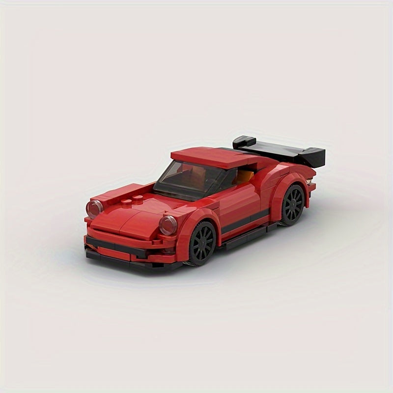 165pcs Classic Red Sports Car Building Blocks Set Educational Model Toy