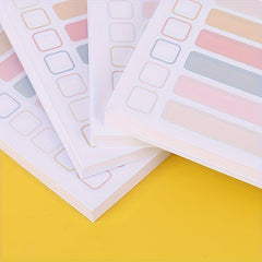 4pcs Designs To Do List Notepad 200 Sheets - Daily Planner Adhesive Memo Pad