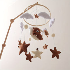 Baby Bed Bell Crib Hanging Toy Felt Stroller Decoration