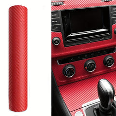 Car 3D Carbon Fiber Roll Film DIY Decorative Stickers Auto Styling