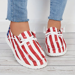 Women's Star Spangled Canvas Sports Shoes