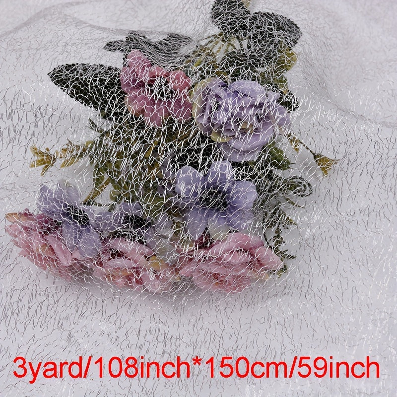 Polyester Embroidery Bottom Fabric Mesh Fabric for Decorative Use