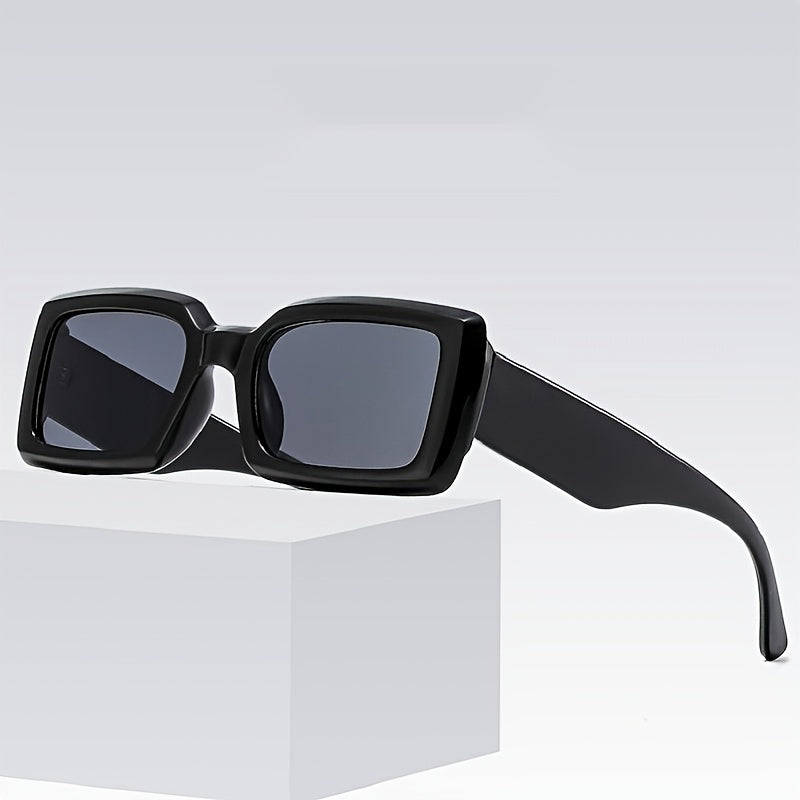 Rectangular Sunglasses Vintage Bohemian Style Small Frame Shades Sunglasses