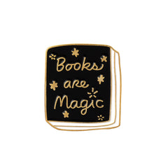 Books are Magic Lapel Pins Brooches