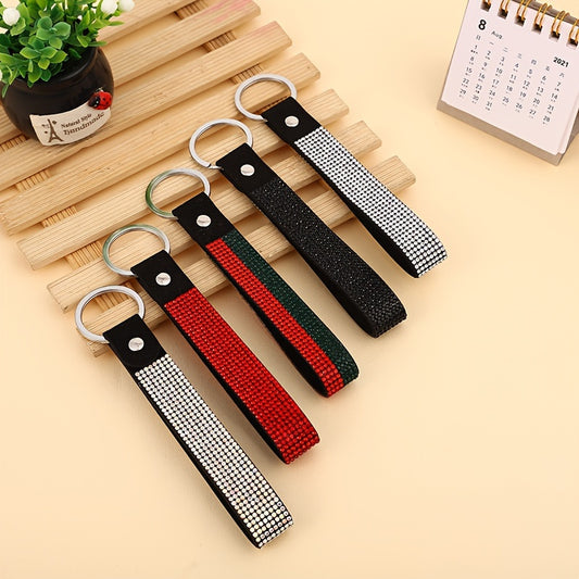 Keychain Rope Webbing Wristlet Unisex Couple Style Gift Pendant