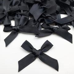 100pcs Gift Wrapping Bows Polyester Bowknots Clothing Accs