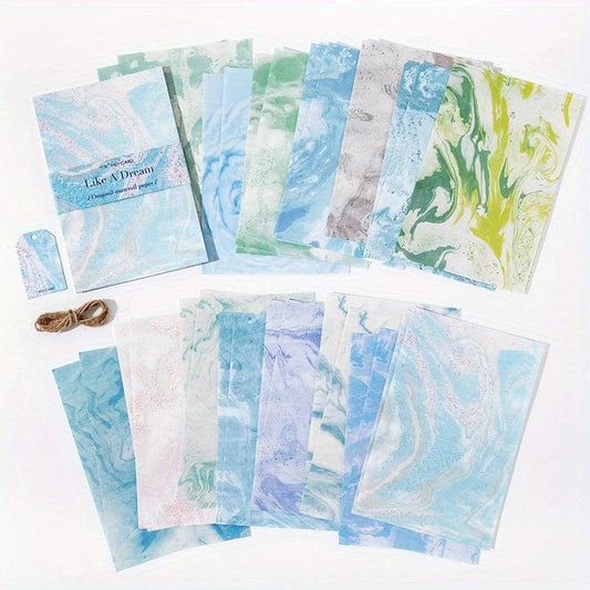 30pcs Vintage Decorative Card Paper, Non-Adhesive DIY Collage Material