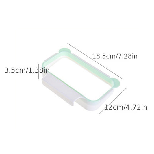 Portable Trash Bag Holder For Home Kitchen Cabinet Door Space Saving Hanging
