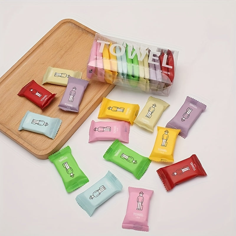 14pcs Portable Compression Face Towels for Travel