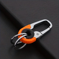 Metal Car Keychain Key Holder Men's Key Chain Ring Auto Accessory