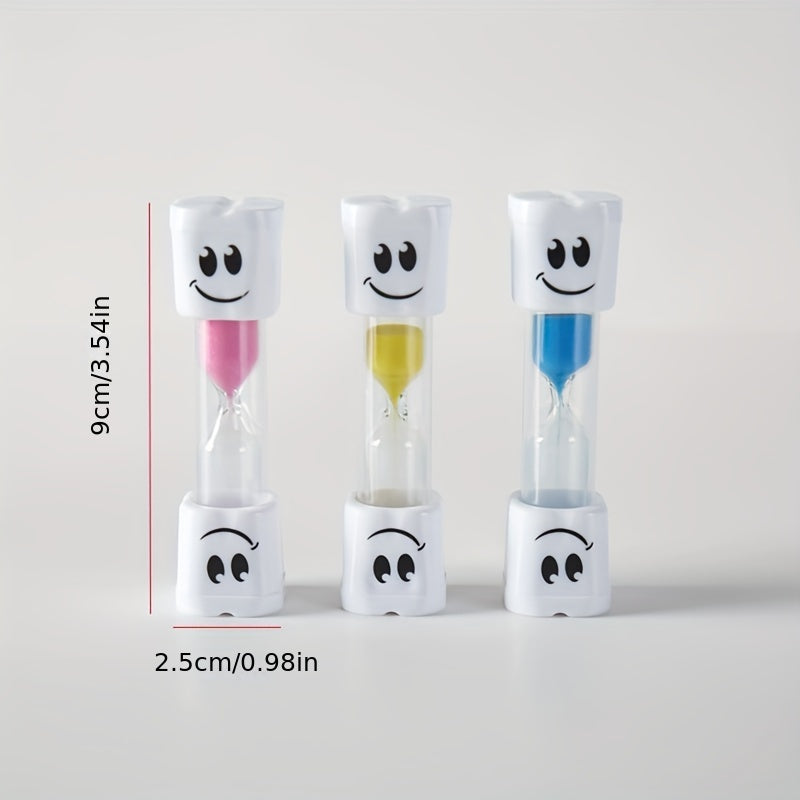 6 Pack Smiley Face Hourglass Timer Student Swimming Timer