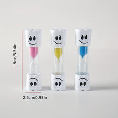 6 Pack Smiley Face Hourglass Timer Student Swimming Timer