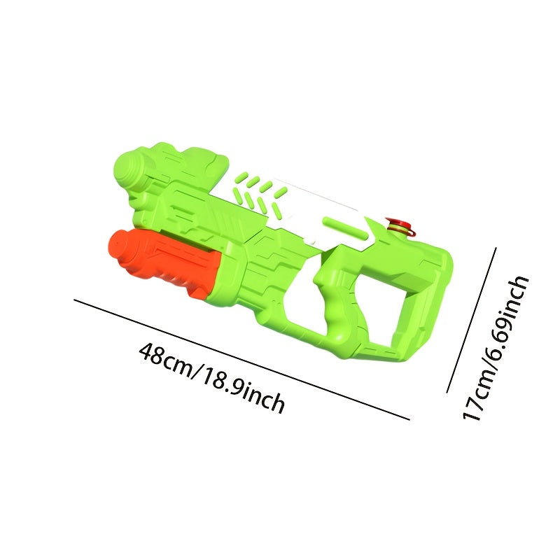 High Pressure Water Gun for Kids Colorful Green with Nozzles