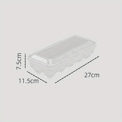 15pcs Plastic Egg Storage Boxes Shockproof Transparent Reusable Box